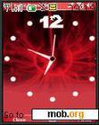 Download mobile theme red clock new