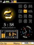 Download mobile theme animated iPhone look