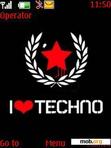 Download mobile theme I Love Techno By ACAPELLA