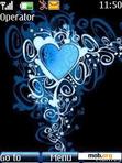 Download mobile theme blue love