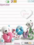 Download mobile theme I Love You