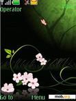 Download mobile theme Flower Butterfly