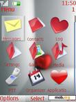 Download mobile theme Hearts & Herz & Zemer