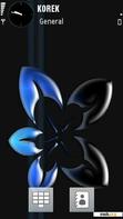 Download mobile theme Blue Flower