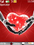 Download mobile theme love hand