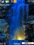 Download mobile theme BLUE WATERFALL