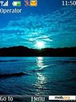 Download mobile theme Blue Sunset