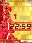 Download mobile theme Clock for girls, anim