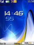 Download mobile theme Wave Clock