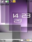 Download mobile theme Purple Dream Clock