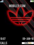Download mobile theme adidas black and red