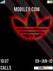 Скачать тему adidas black and red