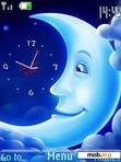 Скачать тему moon clock