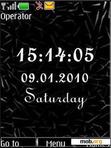 Download mobile theme Black Abstraction