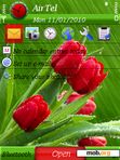 Download mobile theme Red Tulips