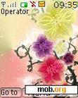 Download mobile theme flower art