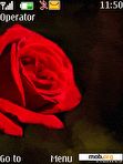 Download mobile theme Animated Red ROSE