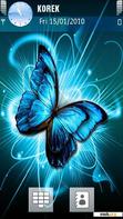 Download mobile theme Blue Butterfly