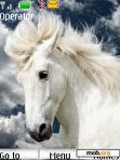 Download mobile theme White horses