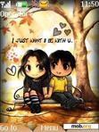 Download mobile theme Cute Lovers