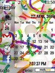 Download mobile theme 3d calender