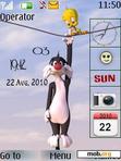 Download mobile theme looney tunes clock