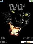 Download mobile theme Black Panther