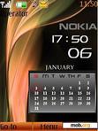 Download mobile theme Nokia Calander