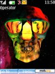 Download mobile theme animated skull