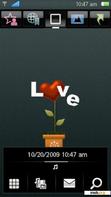 Download mobile theme Love Plant