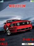 Download mobile theme Ford Mustang (Red&Red)