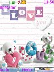 Download mobile theme i love you