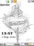 Download mobile theme true love clock