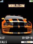 Download mobile theme Ford Mustang (Orange)