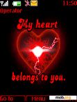 Download mobile theme my heart belong to u