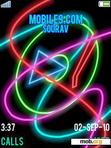 Download mobile theme Neon Flash Menu