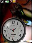 Скачать тему Clock eye