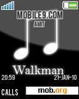 Download mobile theme Black Walkman