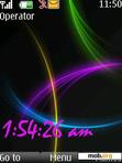 Download mobile theme Colorful Clock