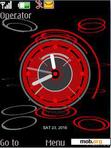 Download mobile theme Clock swf