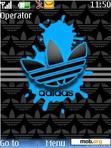 Скачать тему Blue Adidas