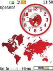 Скачать тему world clock