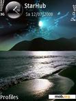 Download mobile theme night sea