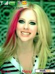 Download mobile theme Avril lavigne