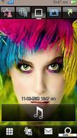 Download mobile theme Colorful Hair Girl