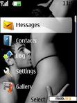 Download mobile theme Boy Kissing A Girl