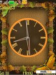 Download mobile theme Autumn clock anim