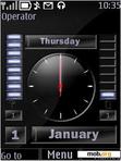 Download mobile theme black nokia animated