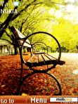 Download mobile theme park-bench-autumn