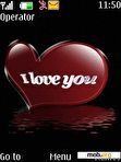 Download mobile theme Animated Love You